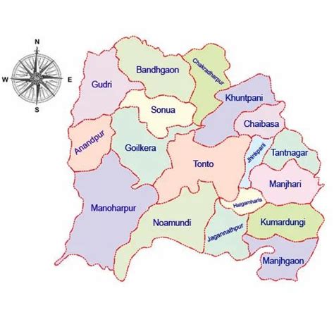 District Map at Rs 50/piece | पॉलिटिकल स्टेट मैप्स in New Delhi | ID ...