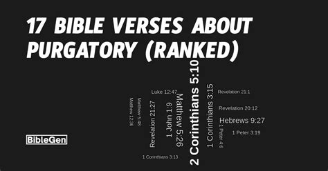 17 Bible Verses on Purgatory (Ranked)