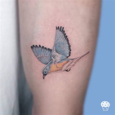 Best Bluebird tattoo Ideas For Men - mysteriousevent.com