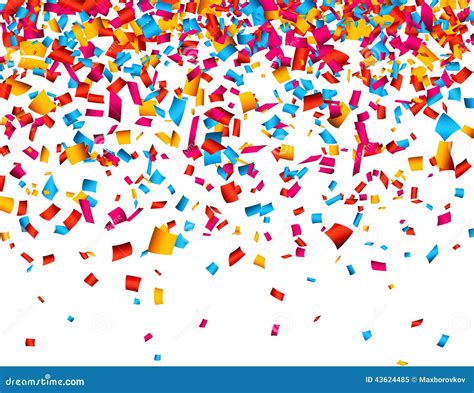 Confetti Celebration Background. Stock Vector - Image: 43624485