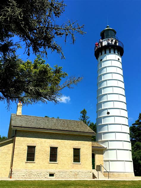 Canna Island Lighthouse, Door County Wisconsin | Door county wisconsin, Door county, Island ...