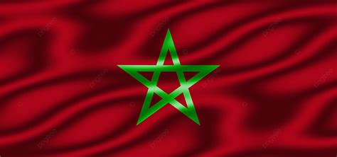 Morocco Flag Background In Silk, Morocco, Morocco Flag, Morocco Day ...