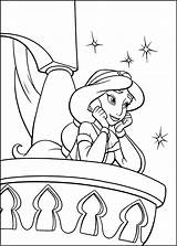 Aladdin Coloring Pages Jasmine  ColoringBay sketch template