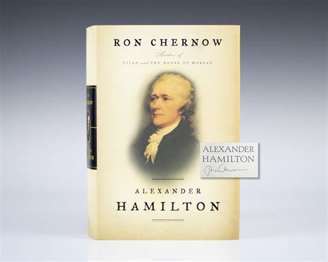 Alexander Hamilton Ron Chernow First Edition Signed Rare