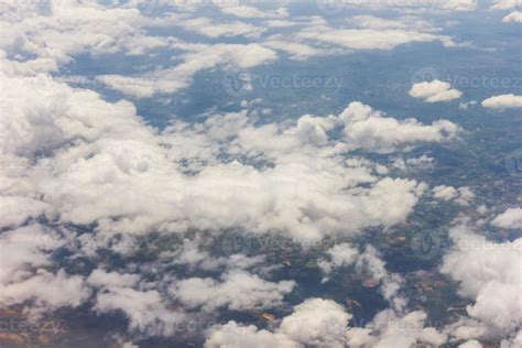 Blue sky with clouds on the airplane 6178551 Stock Photo at Vecteezy