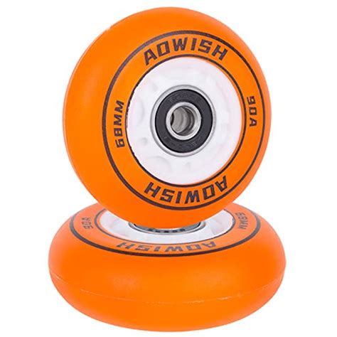 AOWISH Light Up Mini Ripstik Wheels 68mm LED Flash Ripster Wheels 90A ...