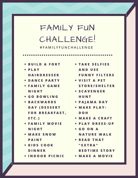 Family fun Challenge! - Food Family and Chaos