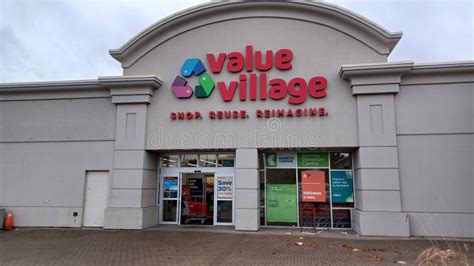 Value Village store sign editorial image. Image of donations - 294202030