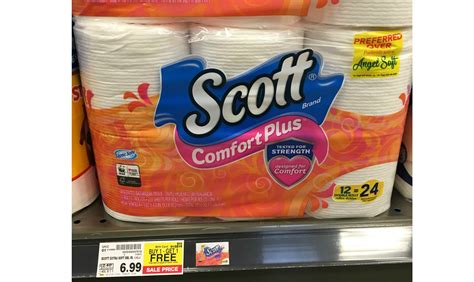 Scott Comfort Plus Bath Tissue (12 double rolls) as low as $3.50 each at Kroger!! | Kroger Krazy