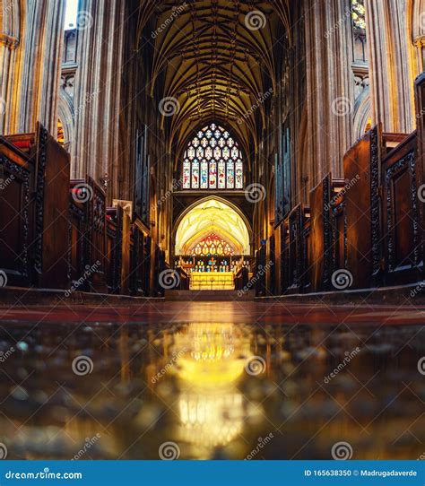 Interior View of St Stephen Church in Bristol, UK Editorial Image - Image of altar, reflection ...