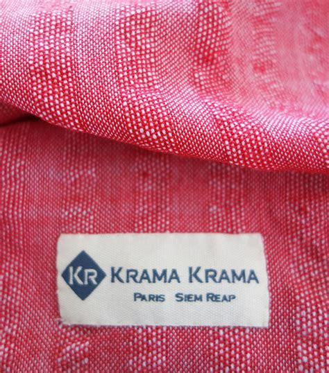 Krama red - True Colors - From Cambodia with love