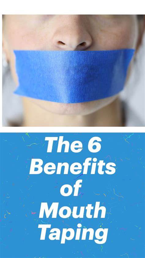 The 6 Benefits of Mouth taping | Remedies for dry mouth, Mouth, Tape