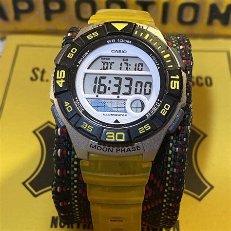 Casio Tide Graph Digital Quartz Watch In Good Used... - Depop