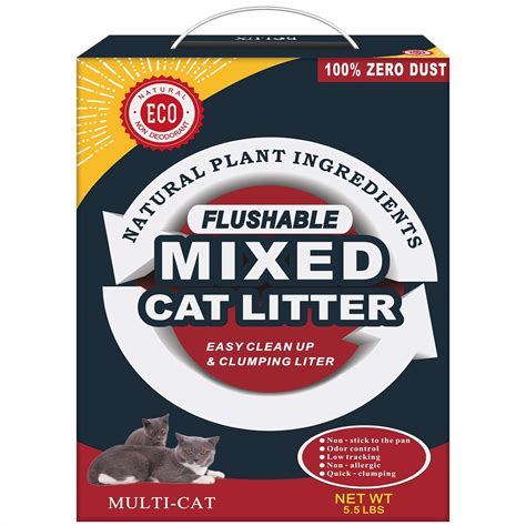 Amazon.com : Bolux Tofu Cat Litter, Low Tracking Flushable Cat Litter, Dust Free & Easy Clumping ...