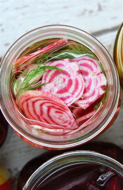 Pickled Chioggia Beets with Garlic and Dill (No Added Sugars) — Just Beet It