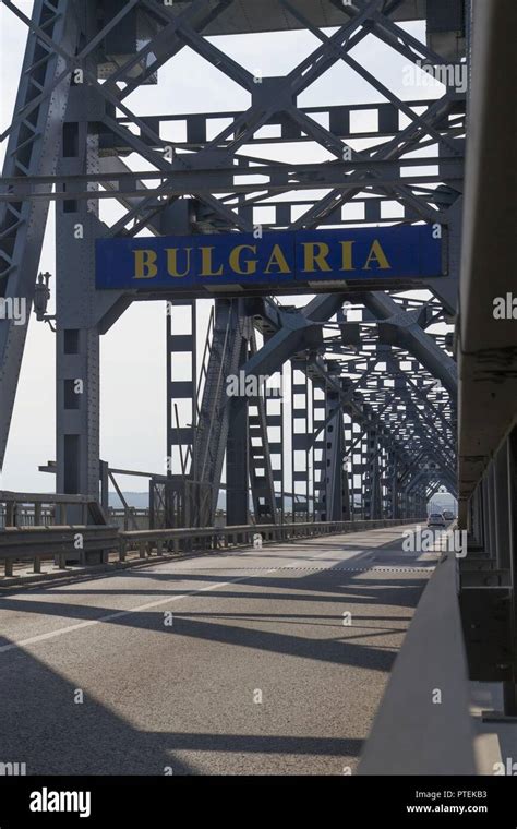 The road on the Danube Bridge is cleared by border control prior to the ...