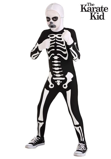 Authentic Karate Kid Skeleton Kid's Suit | Exclusive Costumes