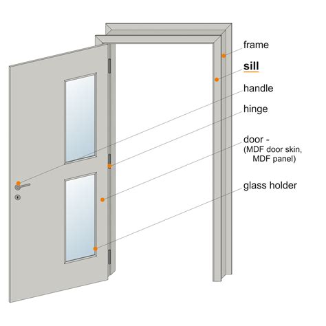 Adjustable door sill raw 66x35x2200 - with decoration - Rosi.bg