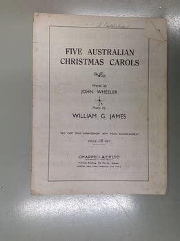 Work on paper - Booklet, Five Australian Christmas Carols