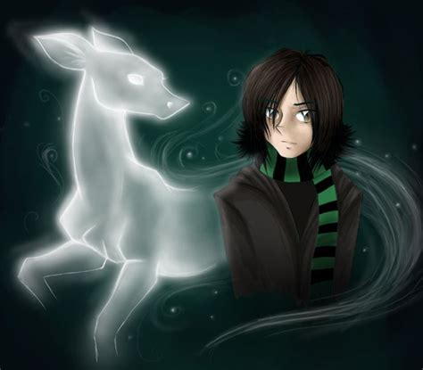 Severus Snape Fan Art: Snape's patronus | Snape fan art, Harry potter fan art, Snape patronus