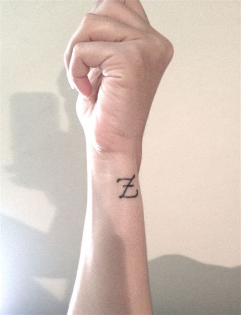 Initial Z calligraphy monogram tattoo letter | Z tattoo, Tattoo fonts, Initial tattoo