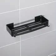 Bathroom Shelf Organizer Shower Storage Rack Black Corner - Temu