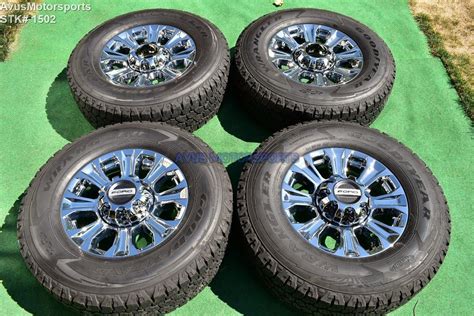 2017 Ford F250 Super Duty 18" Chrome OEM Factory Wheels F350 Lariat ...