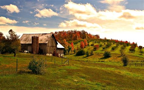 Red Barn Farm Wallpapers - Wallpaper Cave