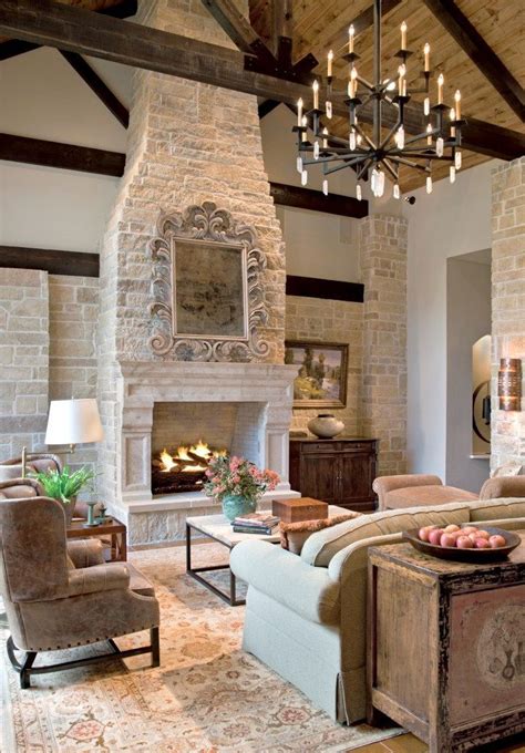 35 Most Popular Transitional Living Rooms Design Ideas | Rustic farmhouse fireplace, Farmhouse ...