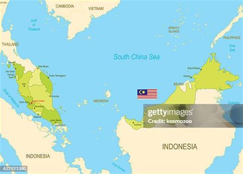 398 Malaysia Map Outline Stock Photos, High-Res Pictures, and Images - Getty Images