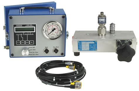 OTC, Digital Hydraulic Flow Test Kit, 2.5 to 100 gpm Capacity, Digital Hydraulic Flow Test Kit ...