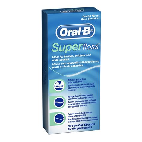 Oral B Superfloss 50 Individual Strand Packets | The House of Mouth™