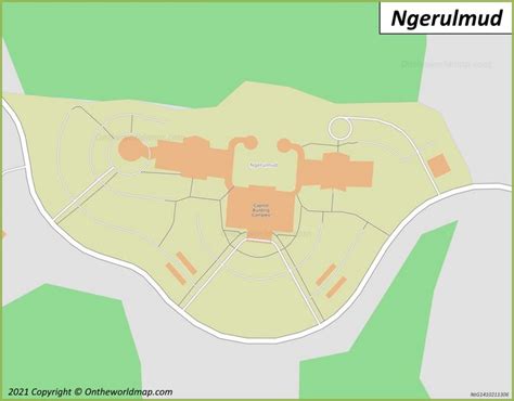 Ngerulmud Map | Palau | Detailed Maps of Ngerulmud