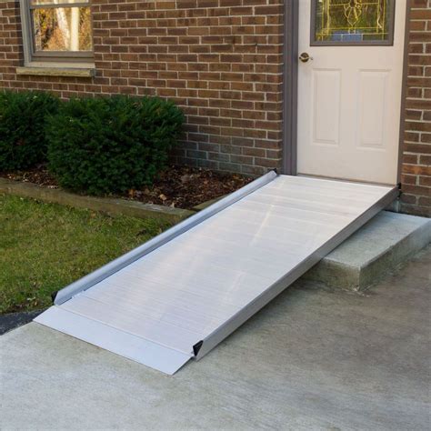 10' L - Silver Spring Aluminum Wheelchair Access Ramp | Discount Ramps