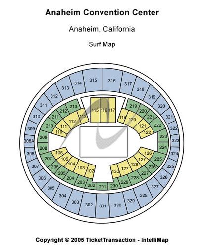 Anaheim Convention Center Tickets and Anaheim Convention Center Seating ...