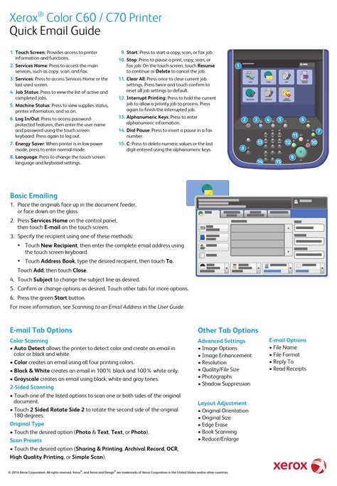 XEROX COLOR C60 QUICK MANUAL Pdf Download | ManualsLib