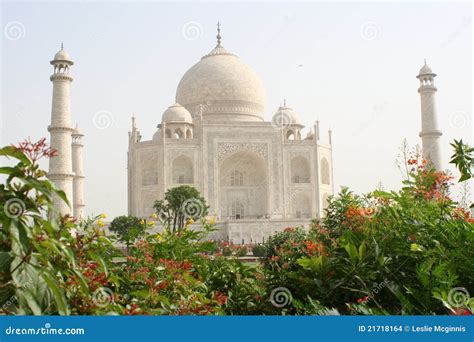 Taj Mahal garden view stock photo. Image of asia, vacation - 21718164