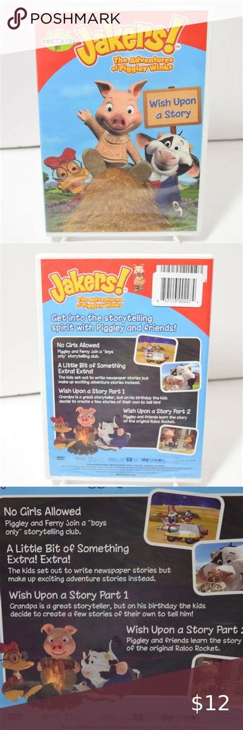 PBS Jakers Adventure of Piggley Winks Children DVD | Pbs kids, Kids ...