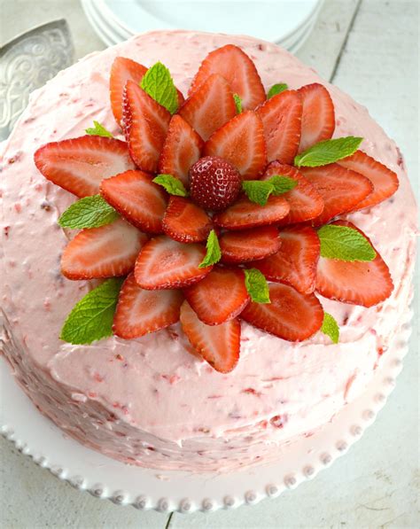 Strawberry cake recipe - bizjord