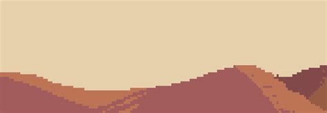 Kirun Draws and Stuff: pixel desert