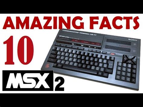 10 Amazing MSX2 Facts - YouTube