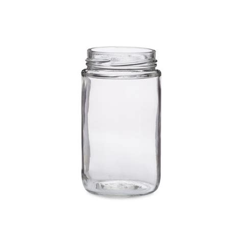 8 oz Clear Glass Round Jars (Cap Not Included) | Berlin Packaging