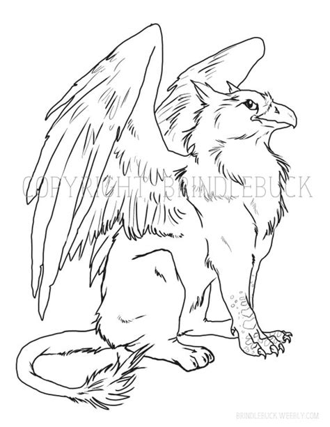 Griffin Coloring Pages