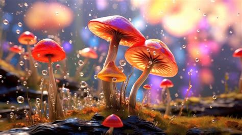 Premium AI Image | Psilocybin mushrooms