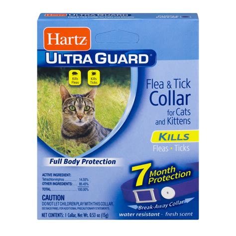 Hartz UltraGuard Flea & Tick Collar for Cats & Kittens, 7 Month Protection - Walmart.com ...