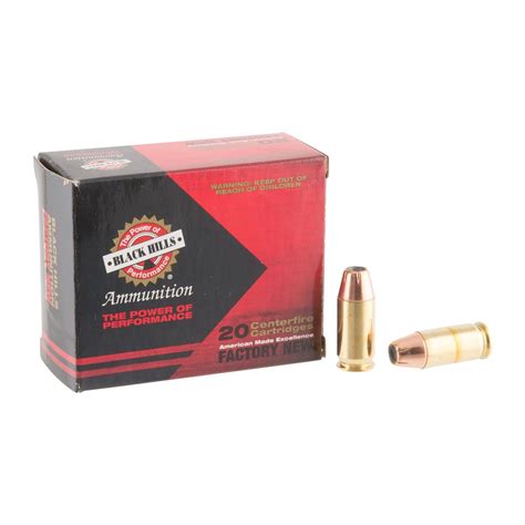 BLACK HILLS AMMUNITION 45 ACP 185GR JACKETED HOLLOW POINT AMMO | Brownells