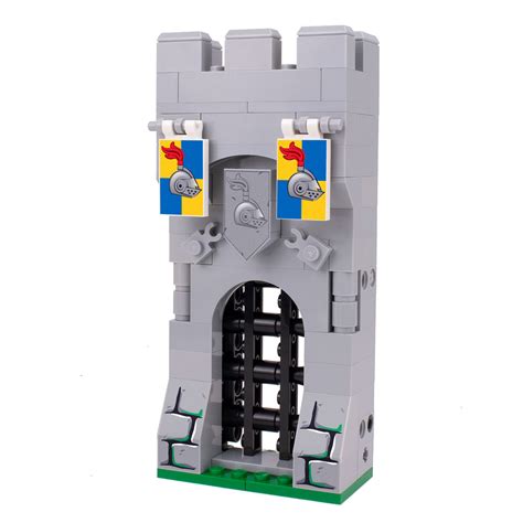 Castle Gate - Custom LEGO Castle Modular Building Set – The Brick Show Shop