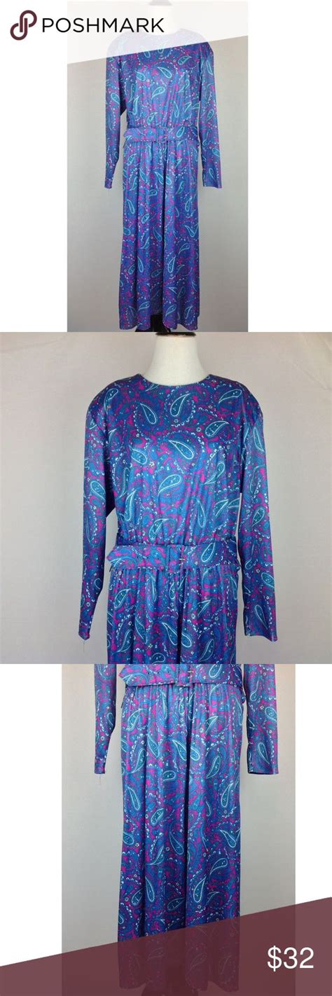 Vintage Anthony Richards Midi Dress Women 14 | Womens midi dresses, Midi dress, Dresses