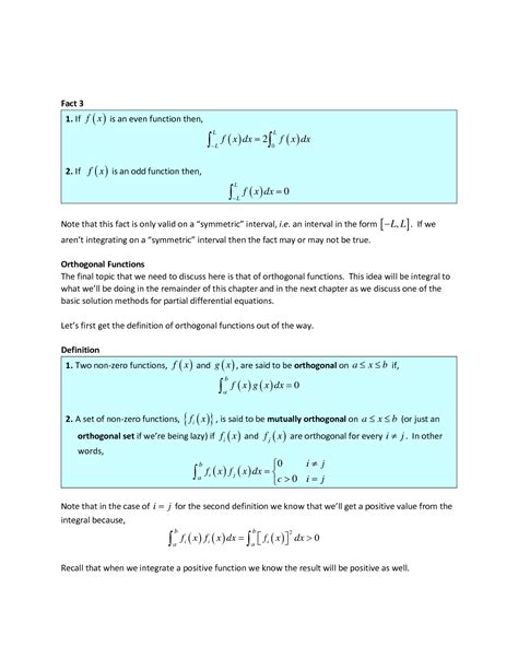 SOLUTION: Periodic functions orthogonal functions notes and solved examples - Studypool