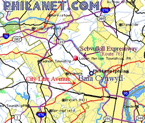 Bala Cynwyd, PA: Located along City Line Avenue between Philadelphia and Montgomery Counties in ...